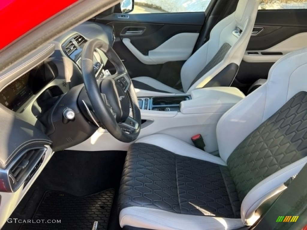 Ebony/Light Oyster Interior 2020 Jaguar F-PACE SVR Photo #143710648
