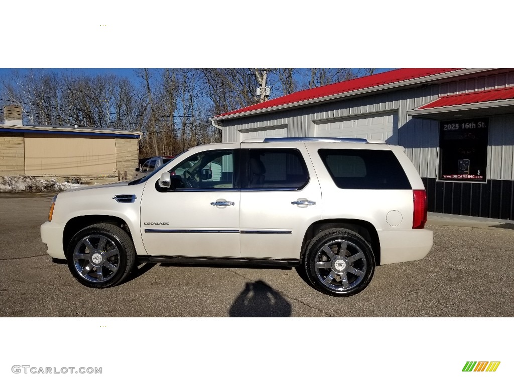 2010 Escalade Premium AWD - White Diamond / Cashmere/Cocoa photo #2