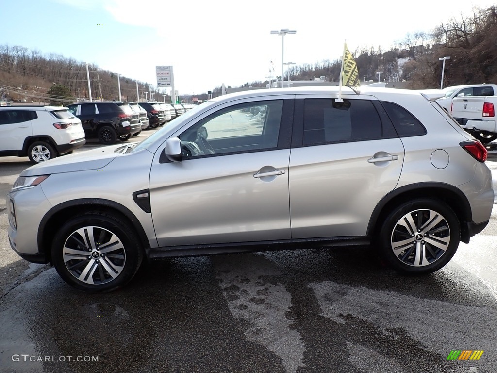 Alloy Silver Metallic 2021 Mitsubishi Outlander Sport ES AWC Exterior Photo #143710843