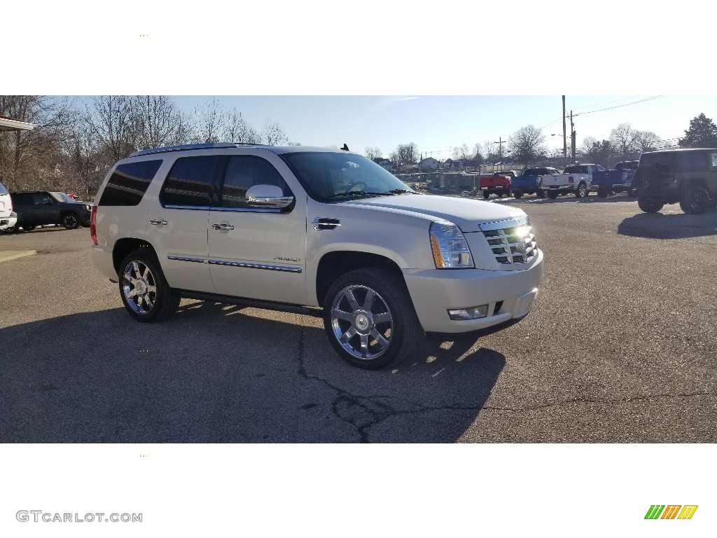 2010 Escalade Premium AWD - White Diamond / Cashmere/Cocoa photo #6