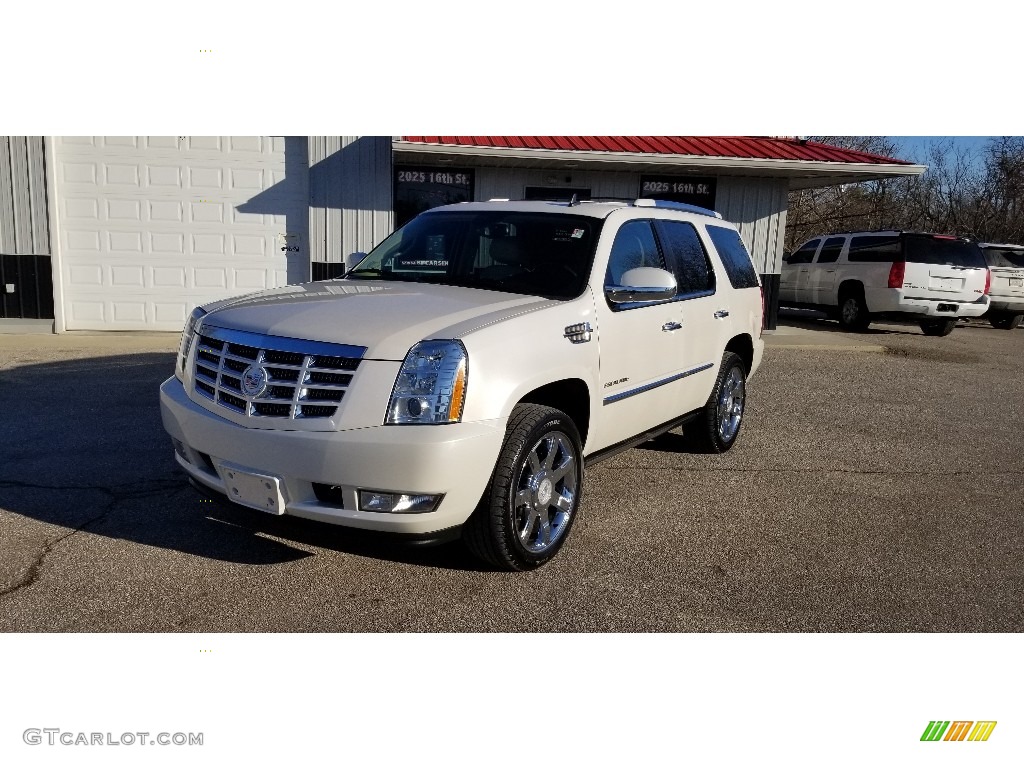 2010 Escalade Premium AWD - White Diamond / Cashmere/Cocoa photo #8