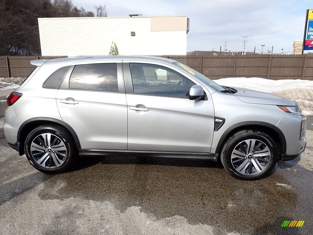 Alloy Silver Metallic 2021 Mitsubishi Outlander Sport ES AWC Exterior Photo #143710984