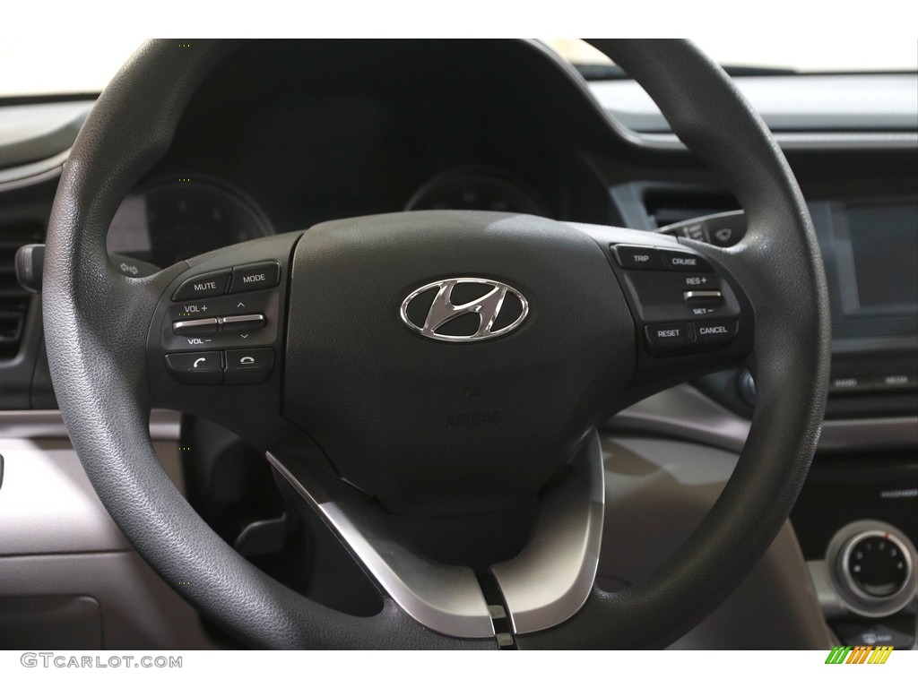 2019 Elantra SE - Symphony Silver / Gray photo #7