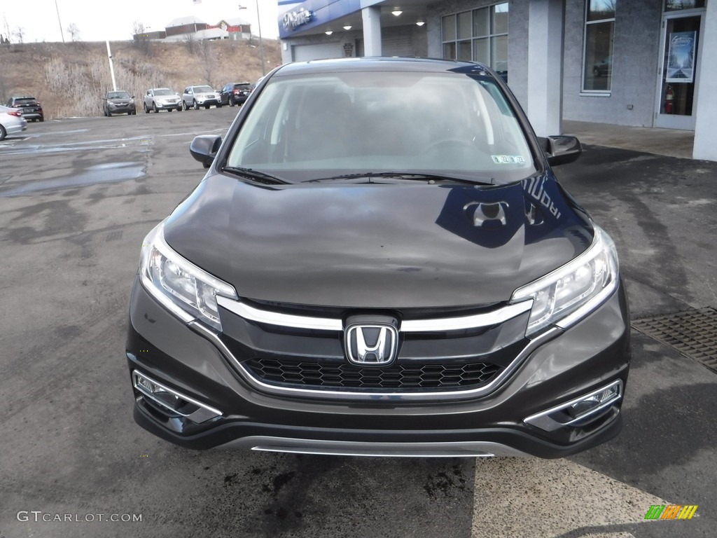 2015 CR-V EX AWD - Kona Coffee Metallic / Black photo #5