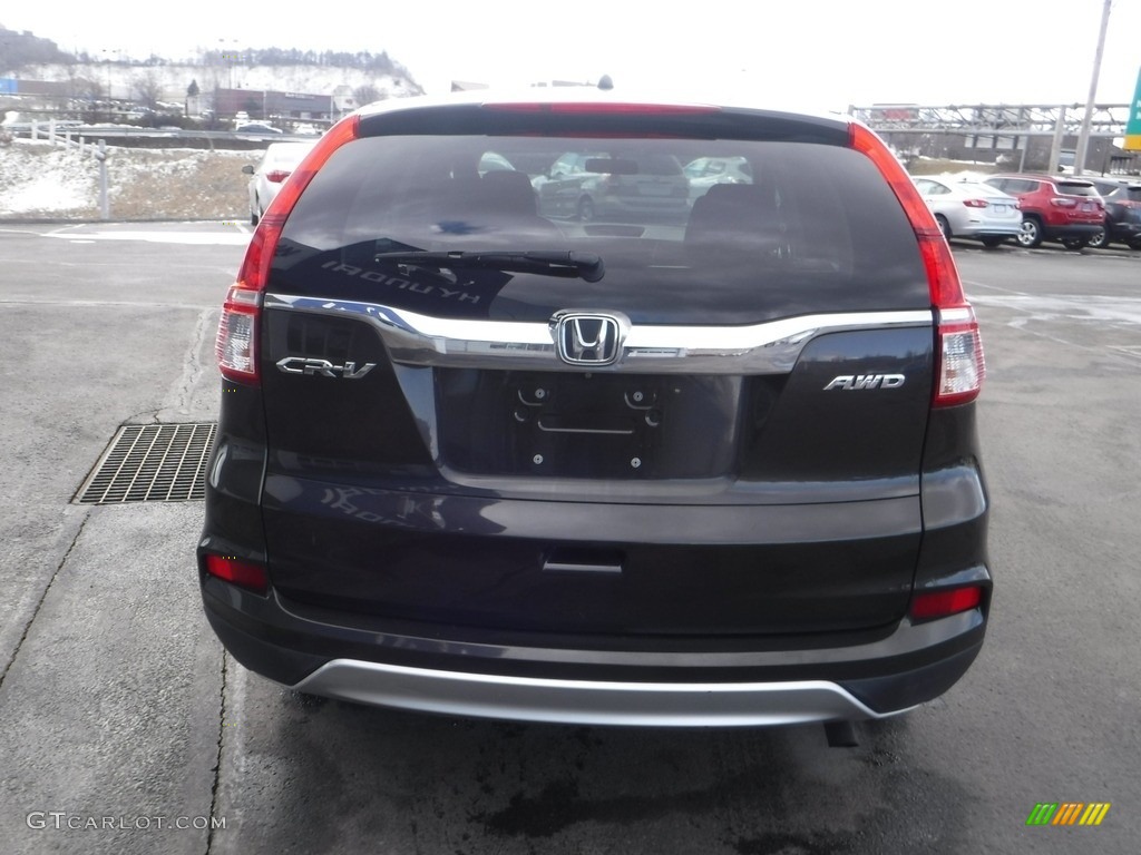 2015 CR-V EX AWD - Kona Coffee Metallic / Black photo #9