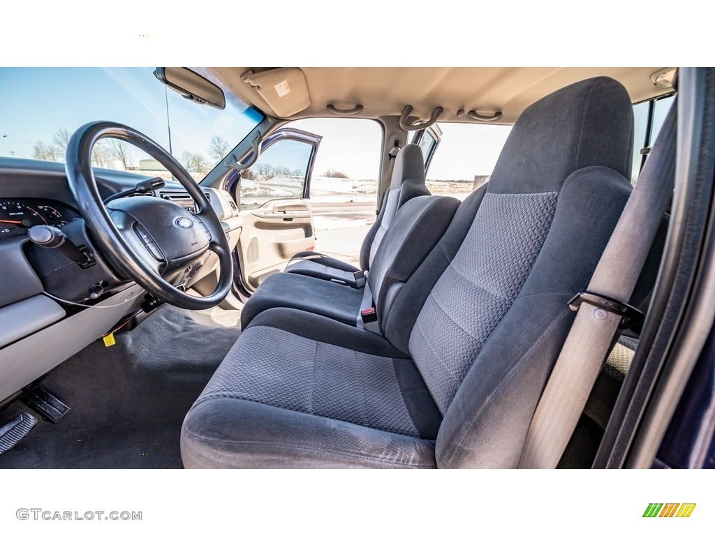 2002 Ford F250 Super Duty Lariat Crew Cab Front Seat Photo #143711782