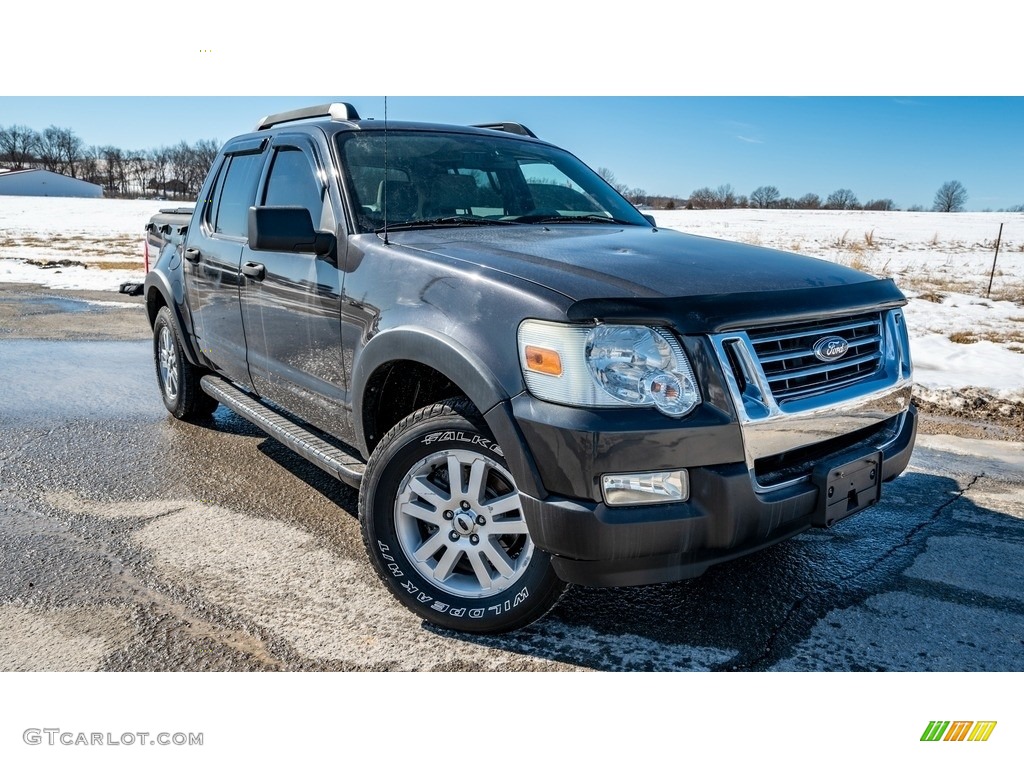 2007 Explorer Sport Trac XLT 4x4 - Black / Light Stone photo #1