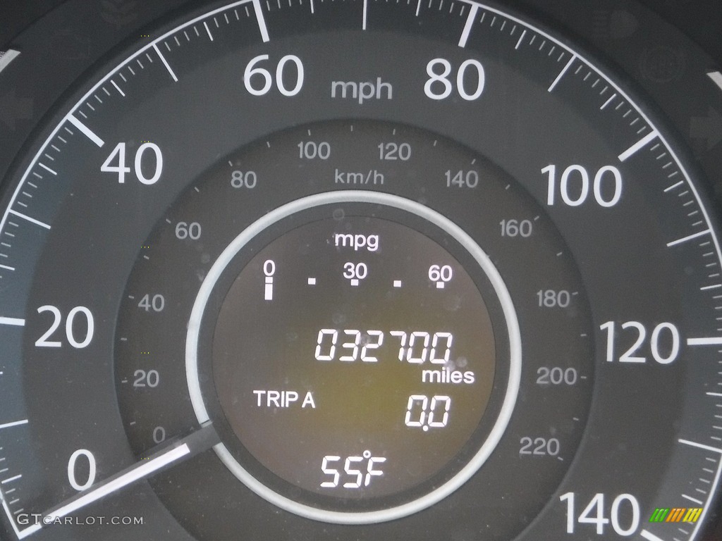 2015 CR-V EX AWD - Kona Coffee Metallic / Black photo #29