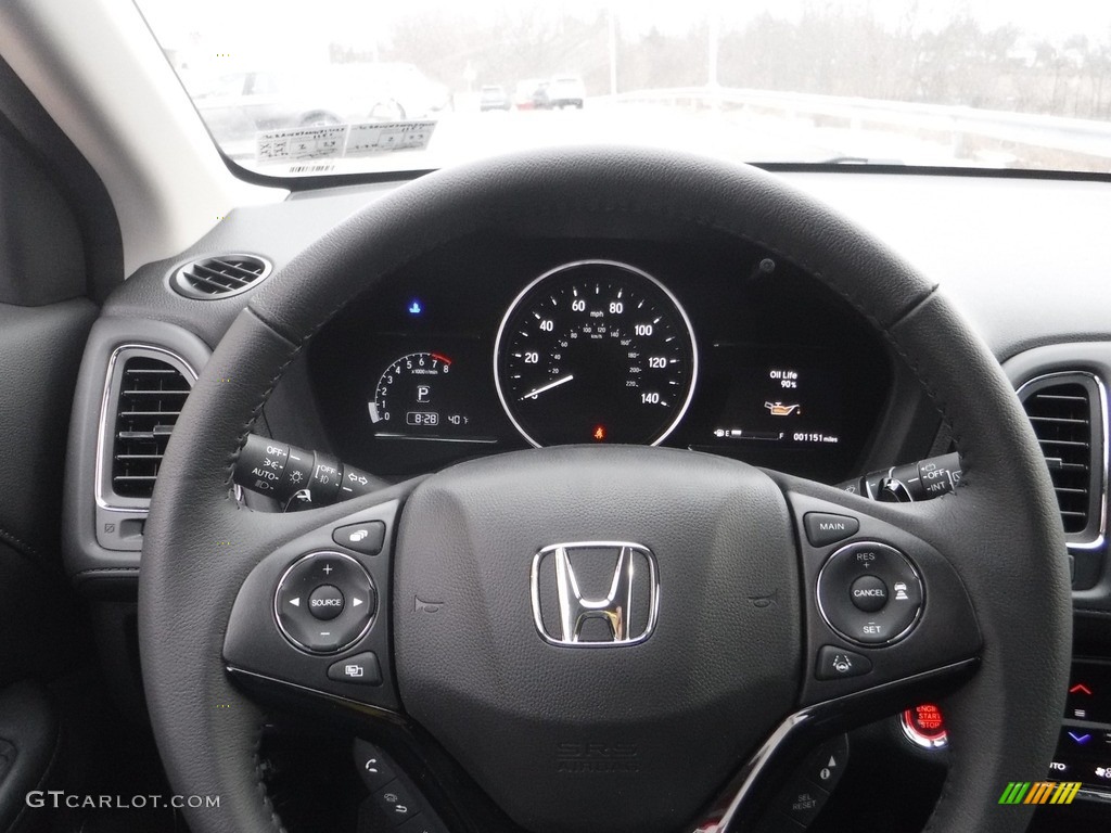 2022 Honda HR-V EX-L AWD Black Steering Wheel Photo #143712247