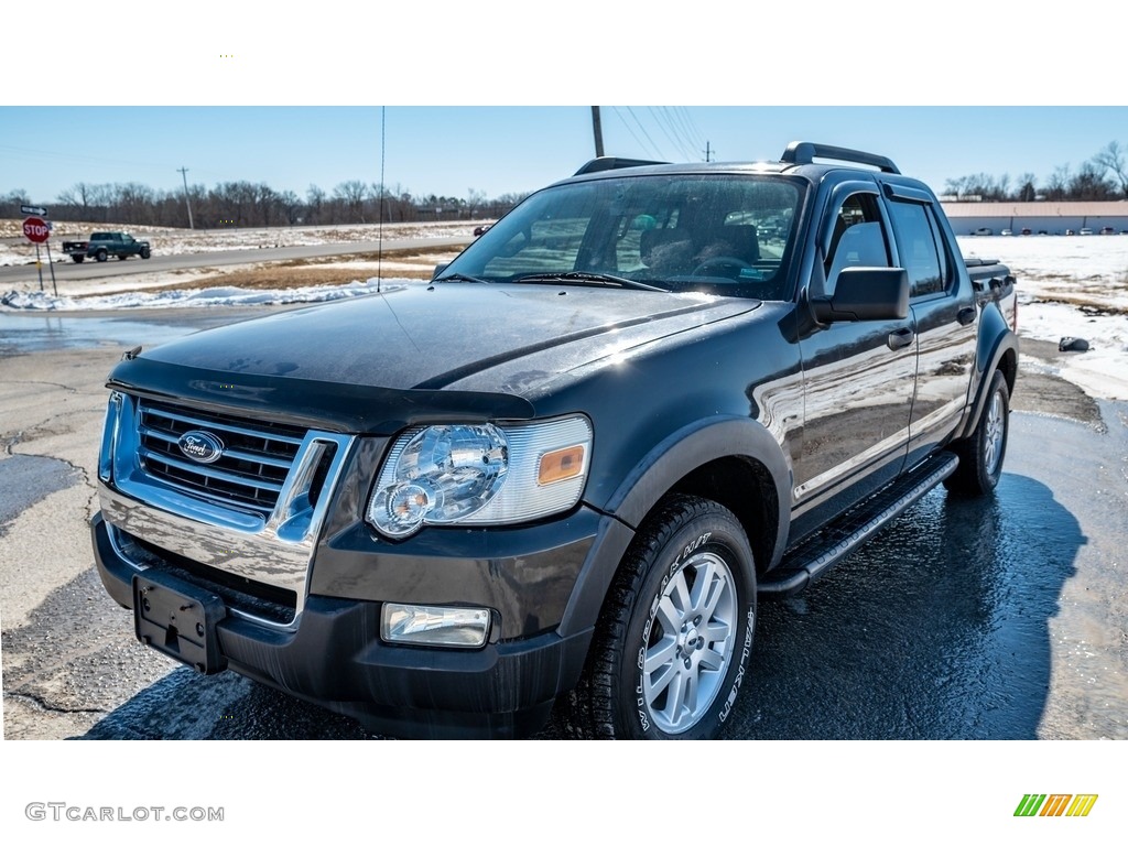 2007 Explorer Sport Trac XLT 4x4 - Black / Light Stone photo #8