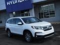 2021 Platinum White Pearl Honda Pilot EX-L AWD  photo #1