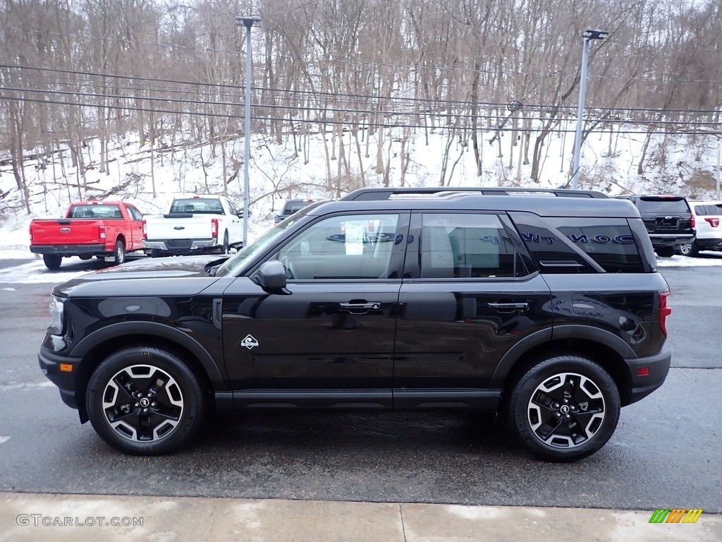 Shadow Black 2021 Ford Bronco Sport Outer Banks 4x4 Exterior Photo #143713369