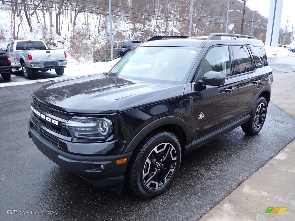Shadow Black 2021 Ford Bronco Sport Outer Banks 4x4 Exterior Photo #143713399