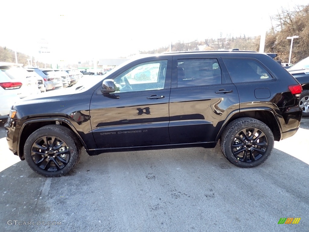 Diamond Black Crystal Pearl 2022 Jeep Grand Cherokee Laredo X 4x4 Exterior Photo #143713588