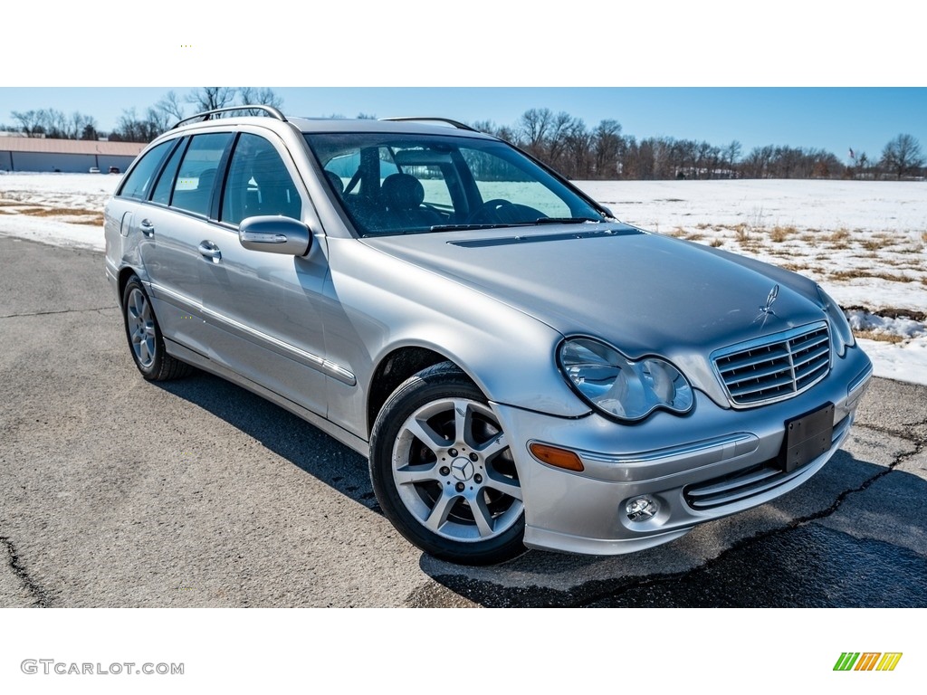 Brilliant Silver Metallic 2005 Mercedes-Benz C 240 Wagon Exterior Photo #143713774