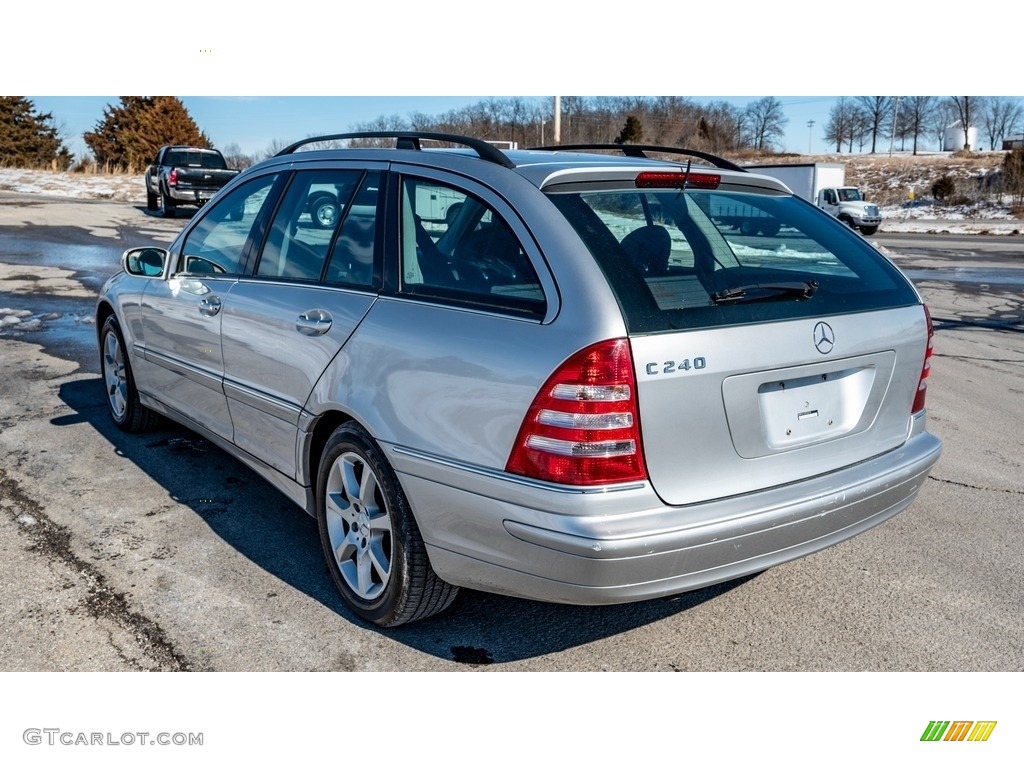 2005 C 240 Wagon - Brilliant Silver Metallic / Black photo #6