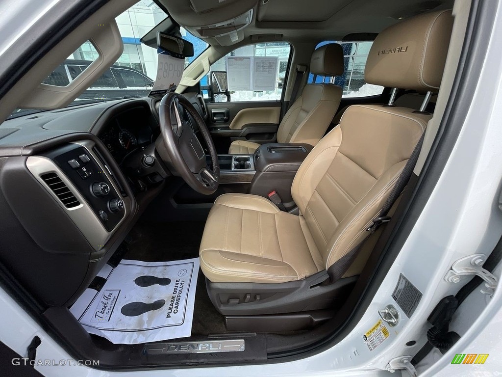 Cocoa/­Dark Sand Interior 2017 GMC Sierra 3500HD Denali Crew Cab 4x4 Photo #143713916