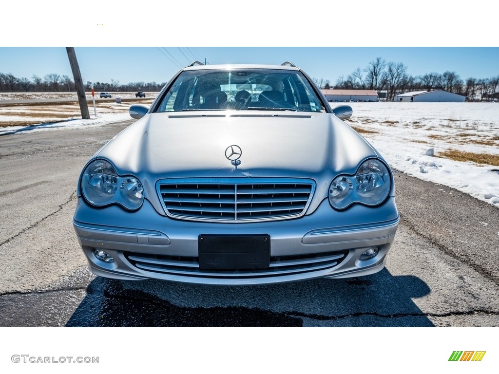 2005 C 240 Wagon - Brilliant Silver Metallic / Black photo #9