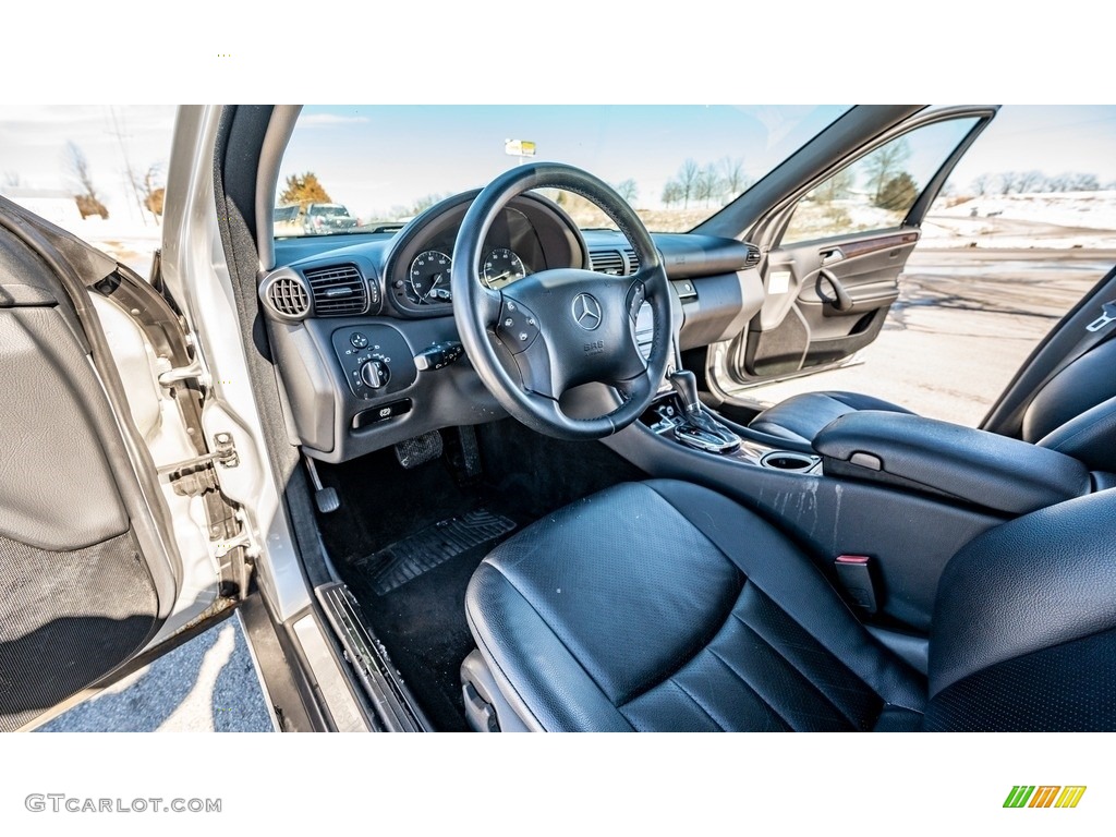 Black Interior 2005 Mercedes-Benz C 240 Wagon Photo #143714197
