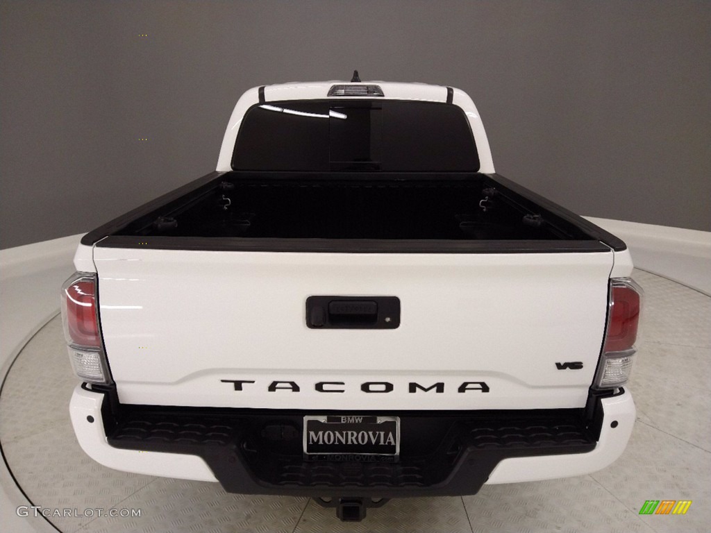 2020 Tacoma TRD Sport Double Cab - Super White / Black photo #8