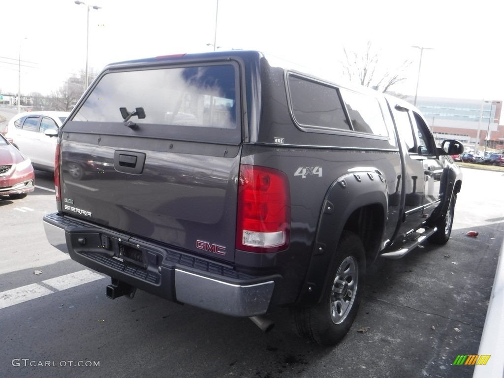 2010 Sierra 1500 SL Extended Cab 4x4 - Storm Gray Metallic / Dark Titanium photo #8