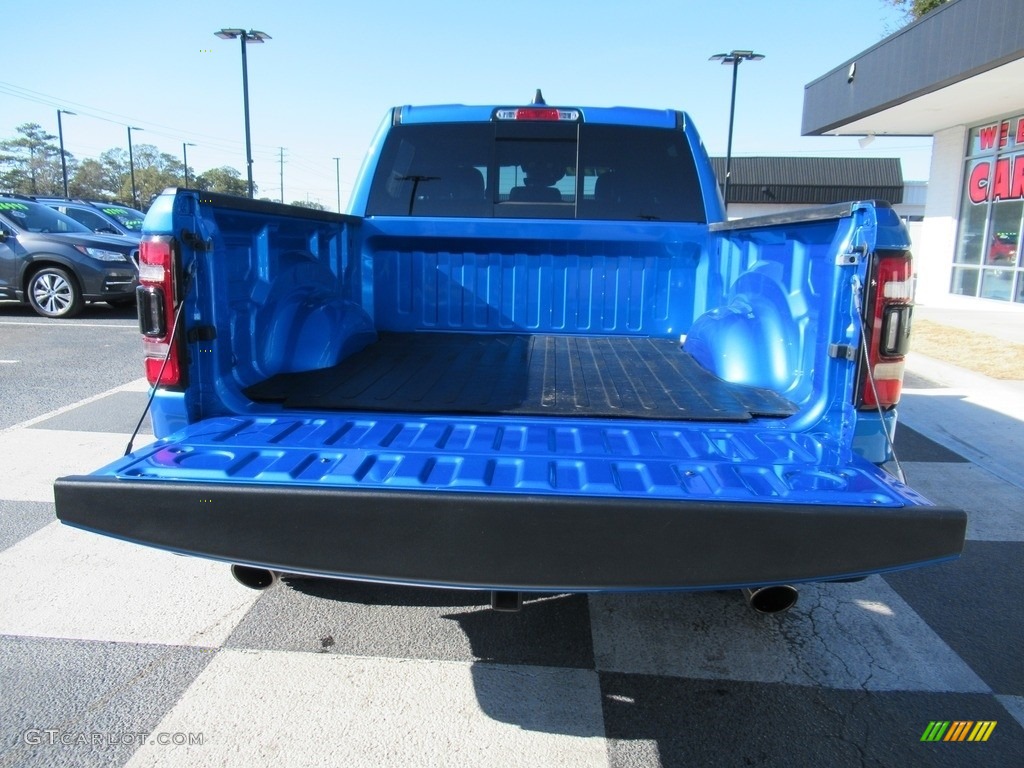 2021 1500 Rebel Crew Cab 4x4 - Hydro Blue Pearl / Black photo #5
