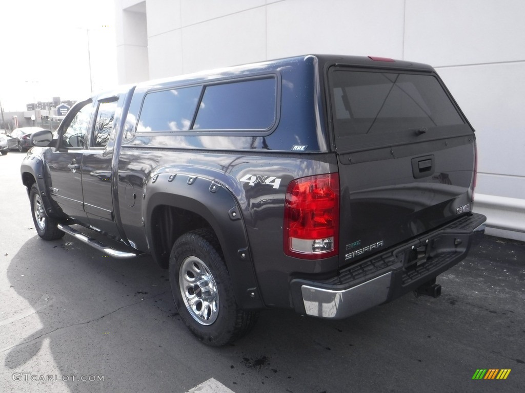 2010 Sierra 1500 SL Extended Cab 4x4 - Storm Gray Metallic / Dark Titanium photo #11