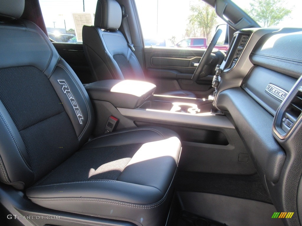 2021 1500 Rebel Crew Cab 4x4 - Hydro Blue Pearl / Black photo #13