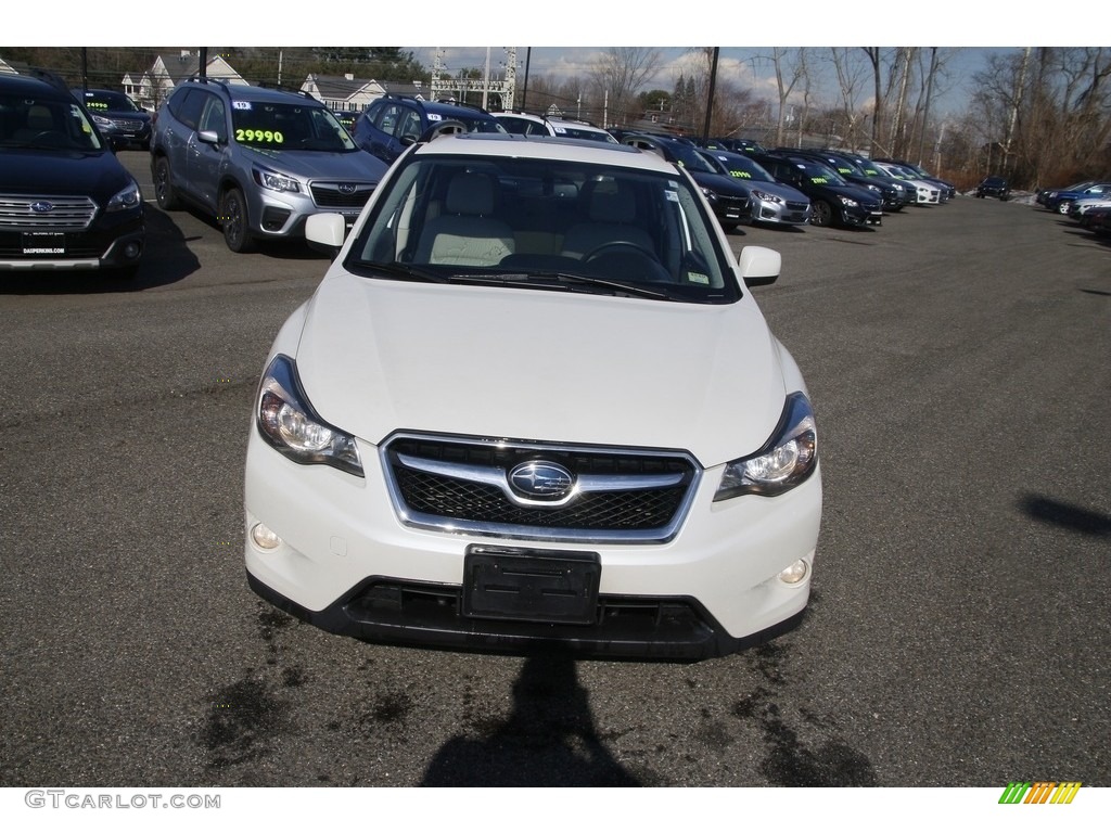 2014 XV Crosstrek 2.0i Premium - Satin White Pearl / Ivory photo #2