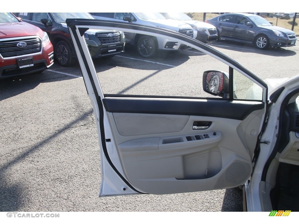 2014 XV Crosstrek 2.0i Premium - Satin White Pearl / Ivory photo #9