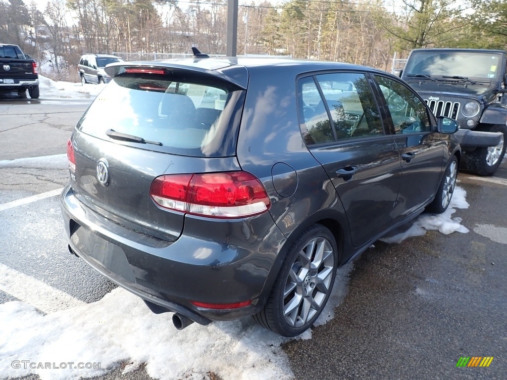 2014 GTI 4 Door Wolfsburg Edition - Carbon Steel Gray Metallic / Titan Black photo #4
