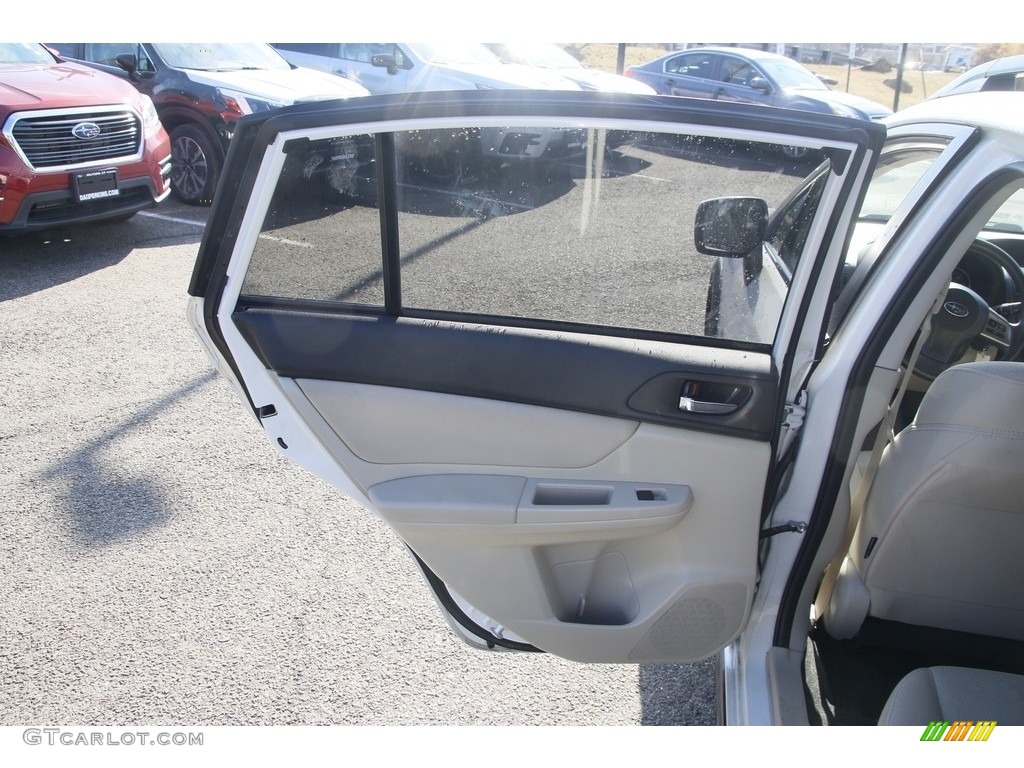 2014 XV Crosstrek 2.0i Premium - Satin White Pearl / Ivory photo #13