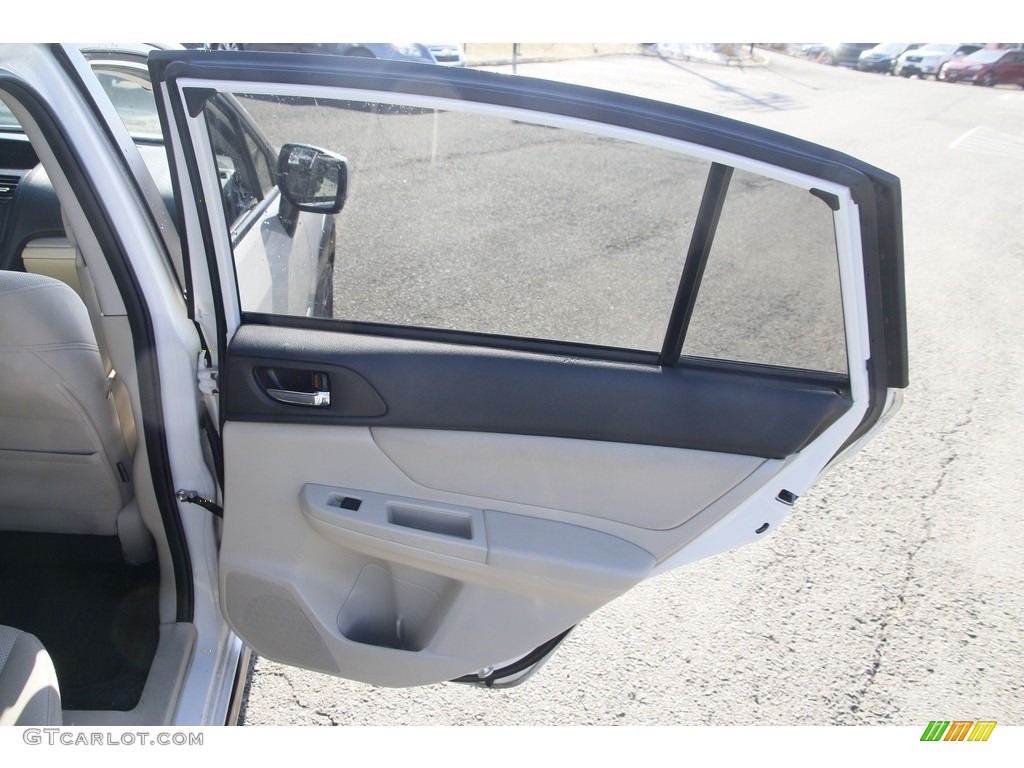 2014 XV Crosstrek 2.0i Premium - Satin White Pearl / Ivory photo #15