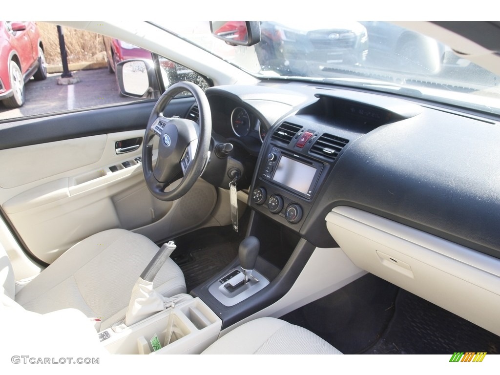 2014 XV Crosstrek 2.0i Premium - Satin White Pearl / Ivory photo #16