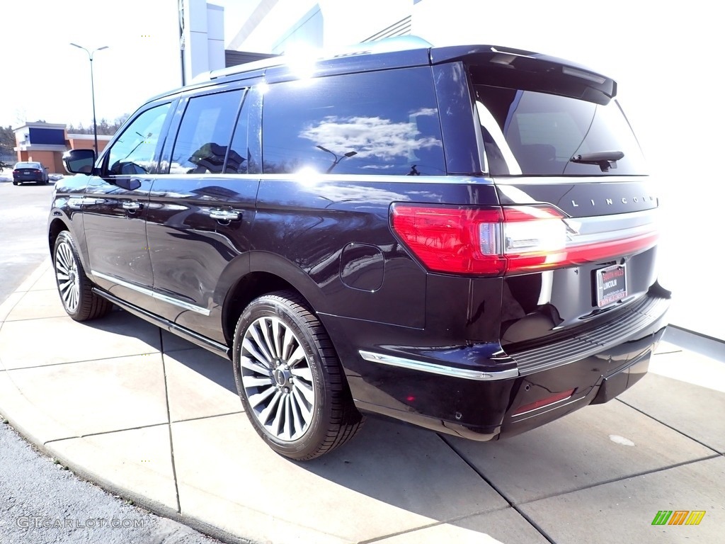 2019 Navigator Reserve 4x4 - Infinite Black Metallic / Russet photo #3