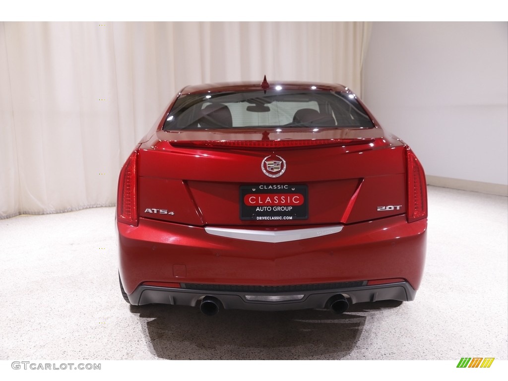 2014 ATS 2.0L Turbo AWD - Red Obsession Tintcoat / Morello Red/Jet Black photo #18
