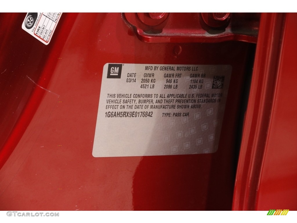 2014 ATS 2.0L Turbo AWD - Red Obsession Tintcoat / Morello Red/Jet Black photo #21