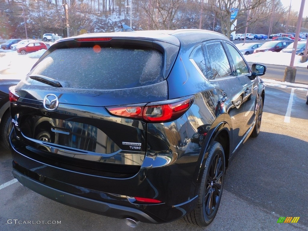 2022 CX-5 Turbo AWD - Jet Black Mica / Black photo #2