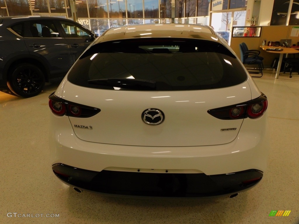 2022 Mazda3 2.5 S Hatchback - Snowflake White Pearl Mica / Black photo #3