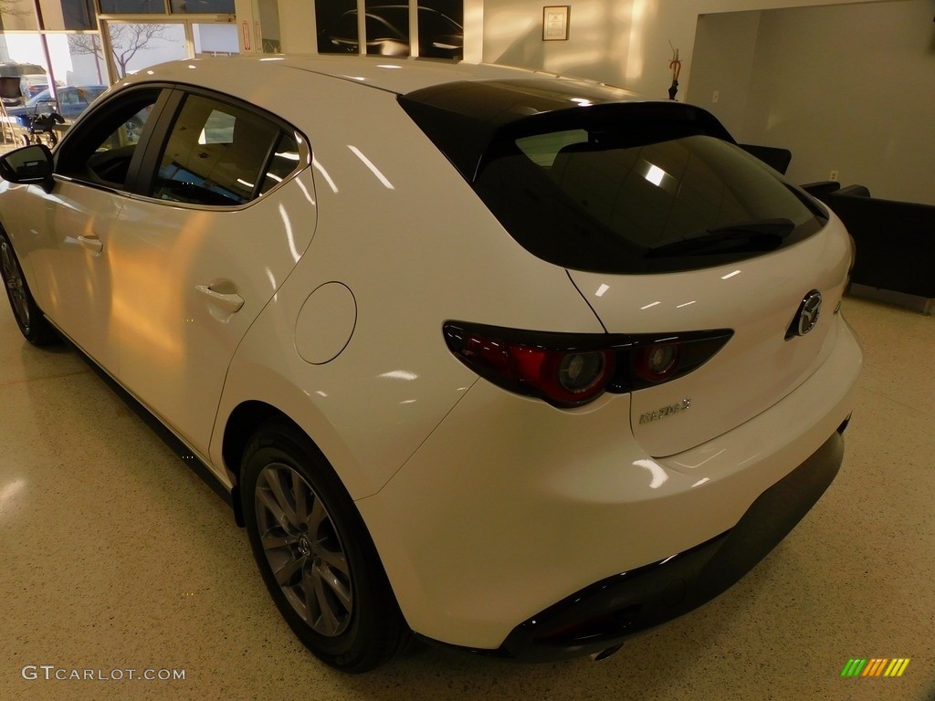 2022 Mazda3 2.5 S Hatchback - Snowflake White Pearl Mica / Black photo #5