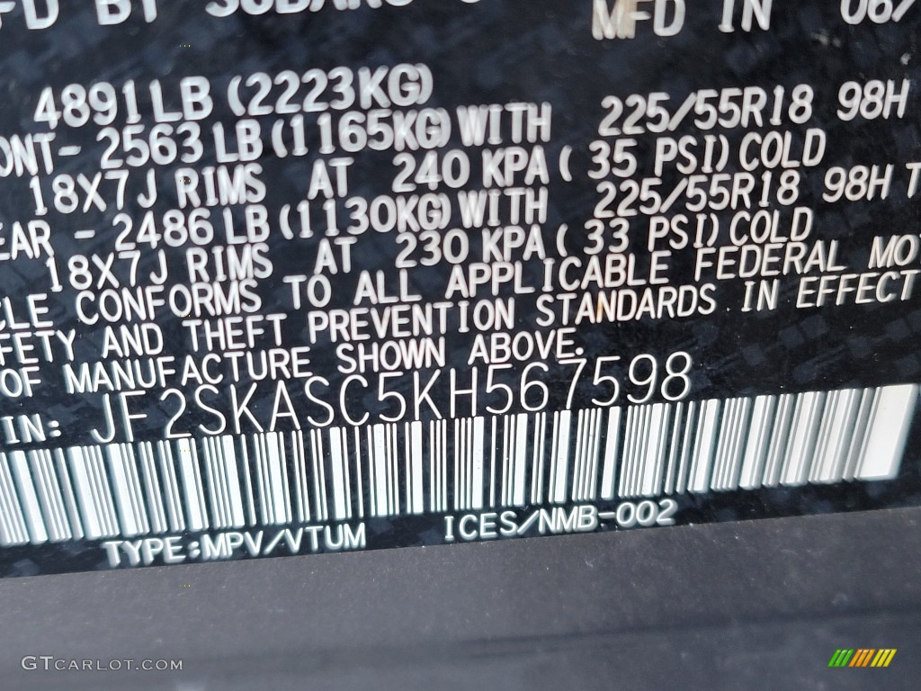 2019 Forester 2.5i Limited - Sepia Bronze Metallic / Black photo #39