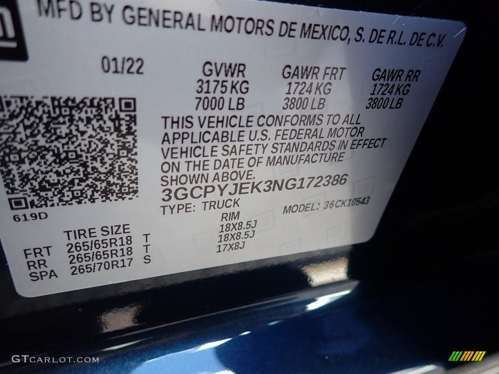 2022 Silverado 1500 Limited LT Crew Cab 4x4 - Northsky Blue Metallic / Jet Black photo #15