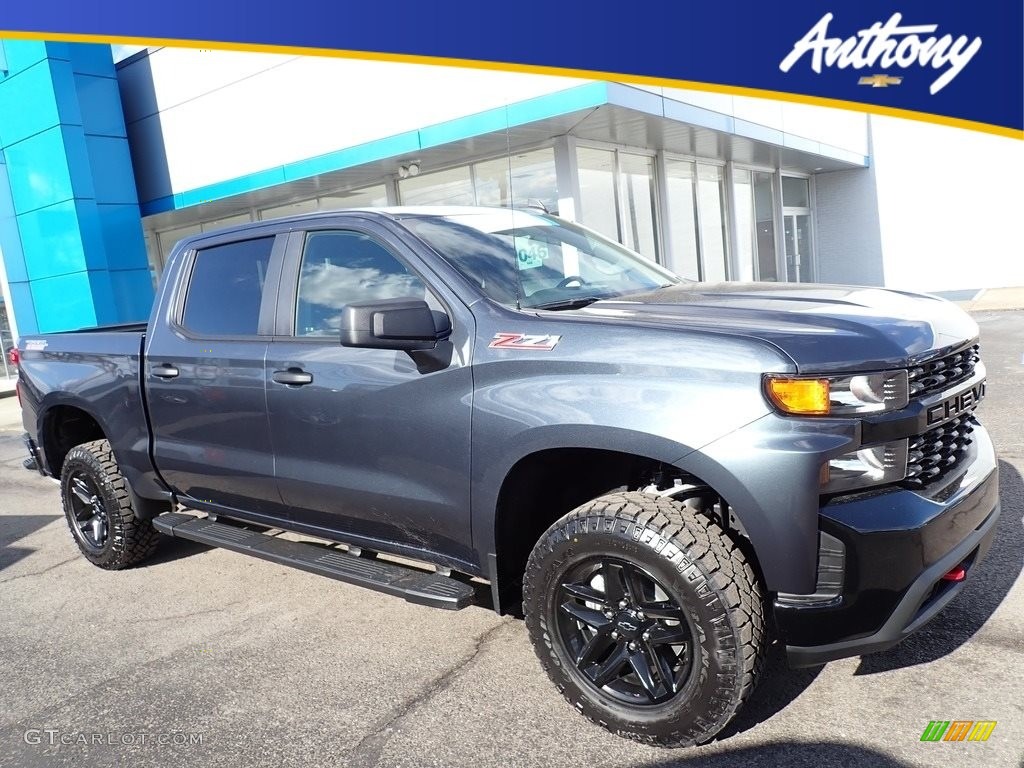 2022 Silverado 1500 Limited Custom Trail Boss Crew Cab 4x4 - Shadow Gray Metallic / Jet Black photo #1