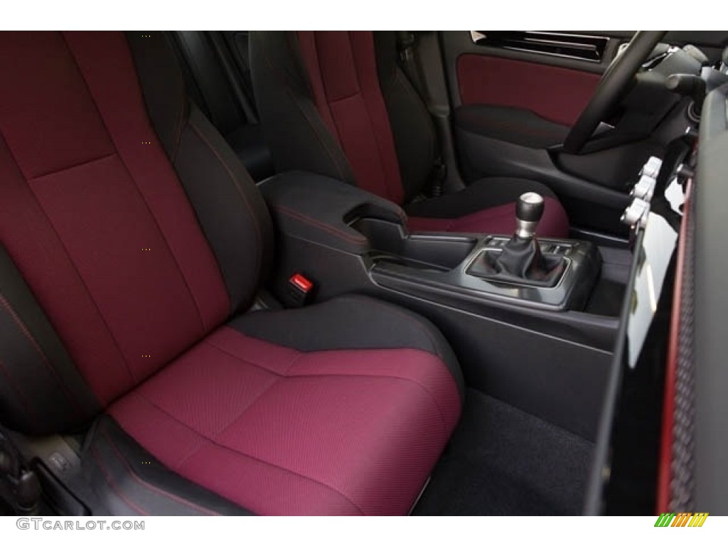 Black/Red Interior 2022 Honda Civic Si Sedan Photo #143721440