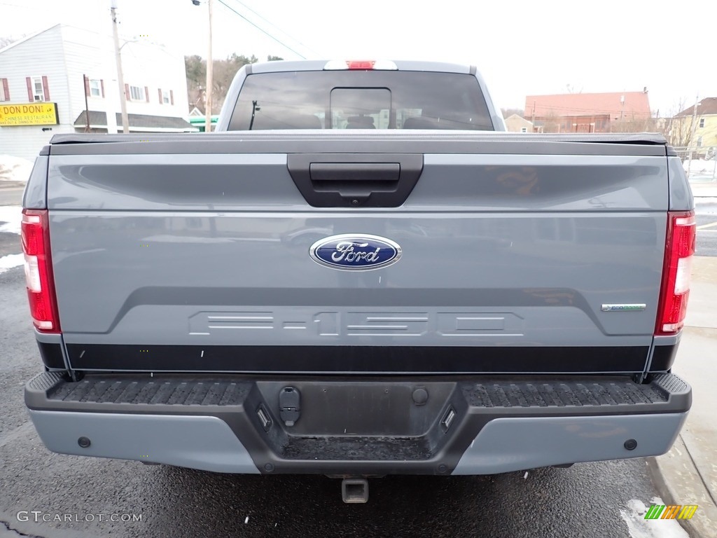 2019 F150 XLT Sport SuperCrew 4x4 - Abyss Gray / Sport Black/Red photo #4