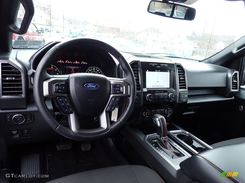 2019 F150 XLT Sport SuperCrew 4x4 - Abyss Gray / Sport Black/Red photo #12