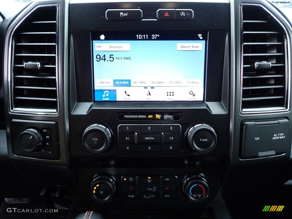 2019 F150 XLT Sport SuperCrew 4x4 - Abyss Gray / Sport Black/Red photo #19