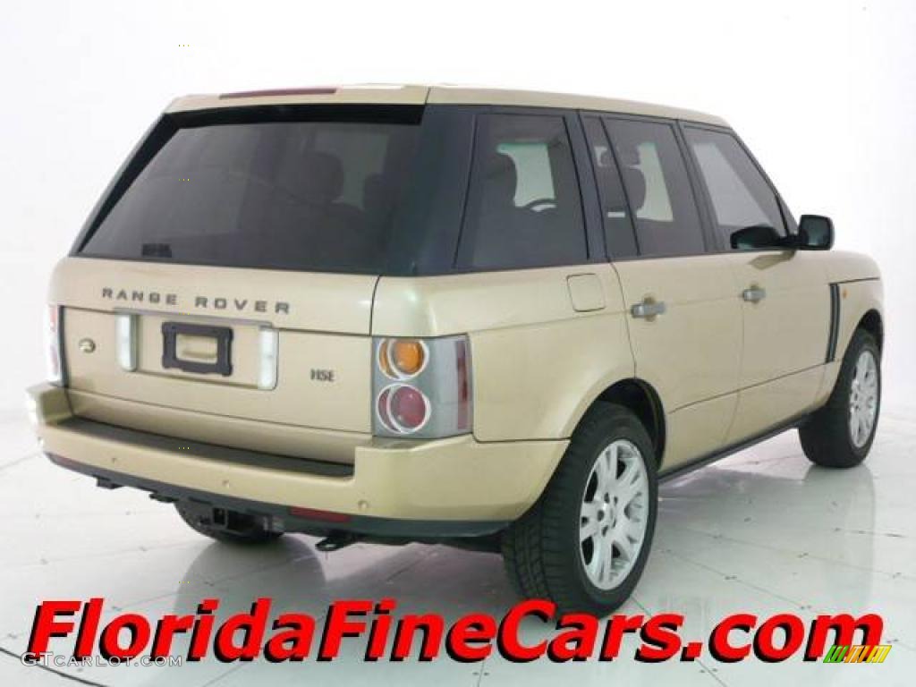 2004 Range Rover HSE - Maya Gold Metallic / Sand/Jet Black photo #2