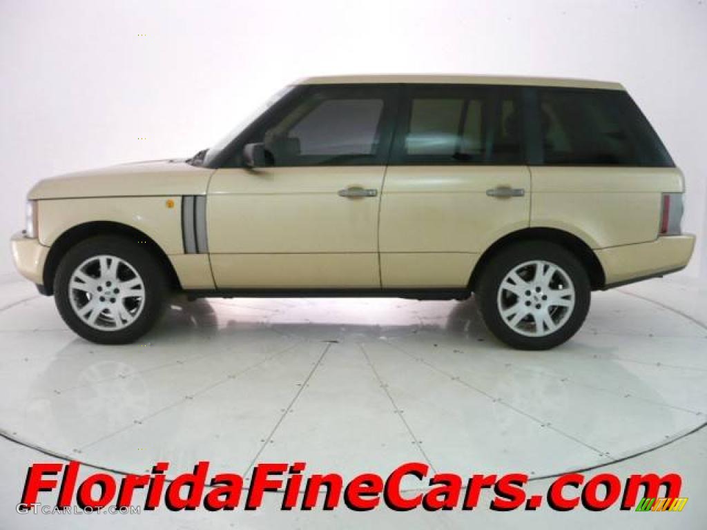 2004 Range Rover HSE - Maya Gold Metallic / Sand/Jet Black photo #3