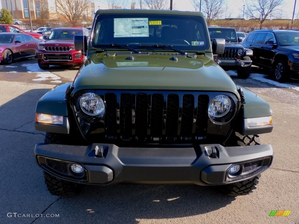 2022 Gladiator Willys 4x4 - Sarge Green / Black photo #2